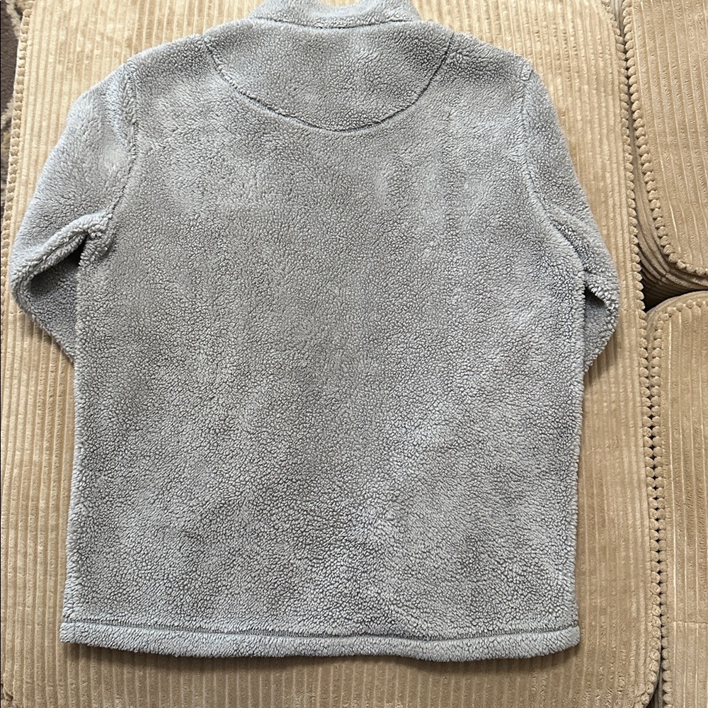 True Grit Zip Up Sweater in Light Gray small - Picture 5 of 5